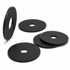 5/16" ID x 1-1/2" OD x 1/16" EPDM Black Rubber Flat Washers for Industrial Use