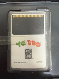 YO' BRO (TurboGrafx-16 HuCard) Authentic  + Manual & Case