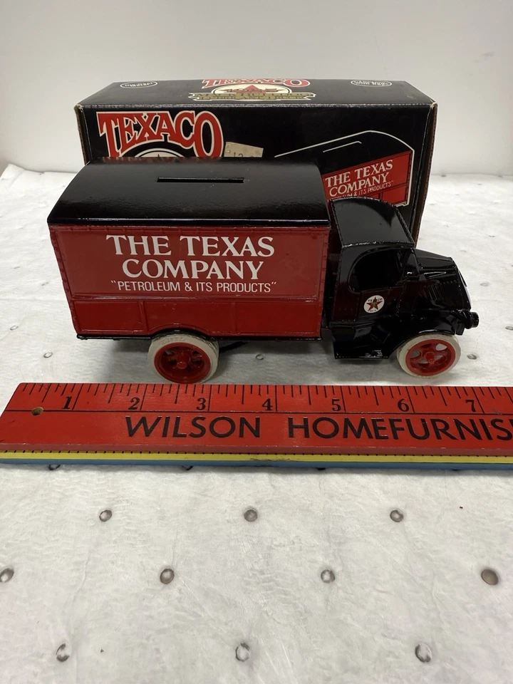 Banco diecast vintage Texaco ERTL 1925 Mack Bulldog Truck Bank #6 nuevo en caja Foto 3 de 4