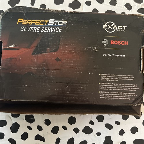 Rr Severe Duty Brake Pads Perfect Stop by Bosch DPS883 - Picture 10 of 11