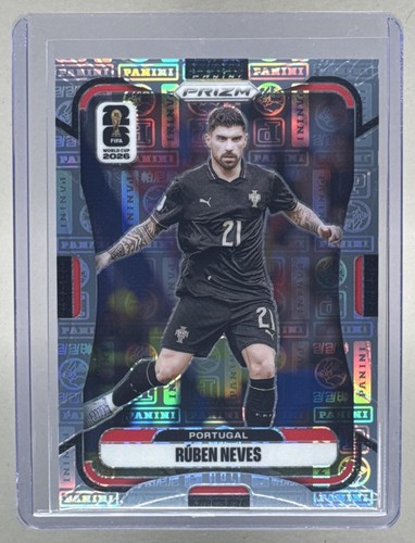 Ruben Neves 2026 Panini Prizm World Cup #370 Logo /61