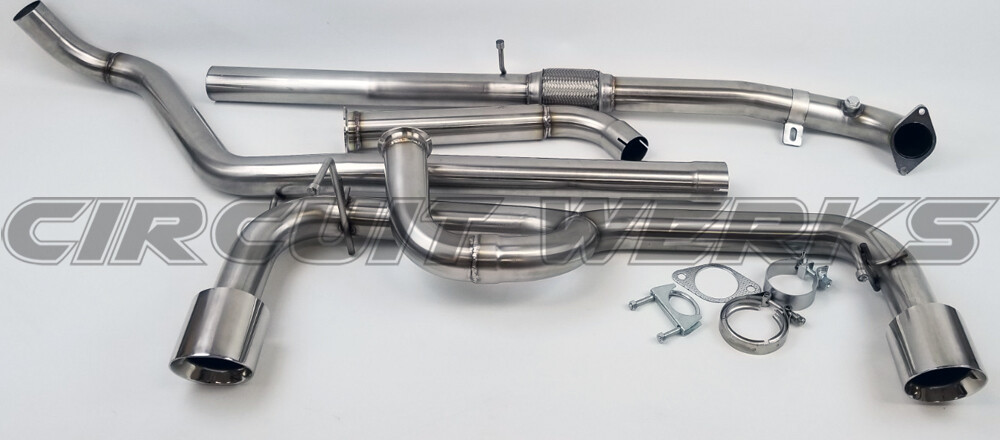 【okamoo】フィアット500 FIAT ABARTH 2本出し Fiat Abarth 500 500T 500L 2012-2019 Dual Catback Exhaust System