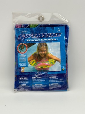 Swimline Water Sports Swim Ring For Ages 4+ Inflatable Pool Float With Safety Va
