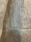 Vintage Mid Century Modern WEST GERMAN 70s Retro Fabric Sunflower Flower Floral — photo 9