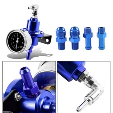 Universal Adjustable Car Fuel Pressure Regulator with Oil Gauge Kit 0-160 PSI US