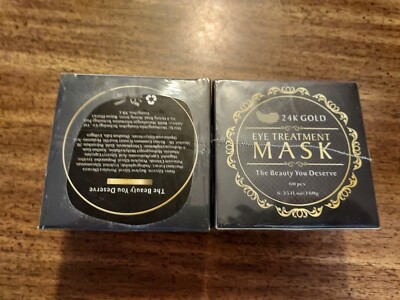 24 Karat Gold Eye Treatment Mask 60 Pieces!!