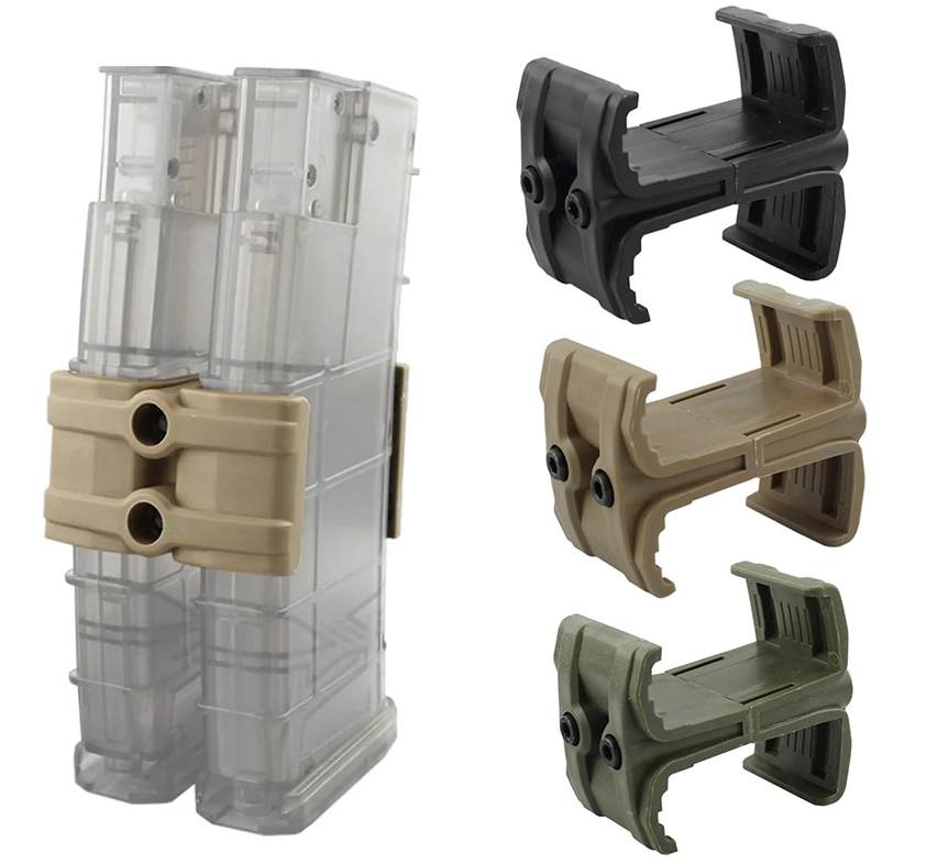 Double Magazine Coupler for PMAG Airsoft Polymer | BLACK/TAN/GREEN-image