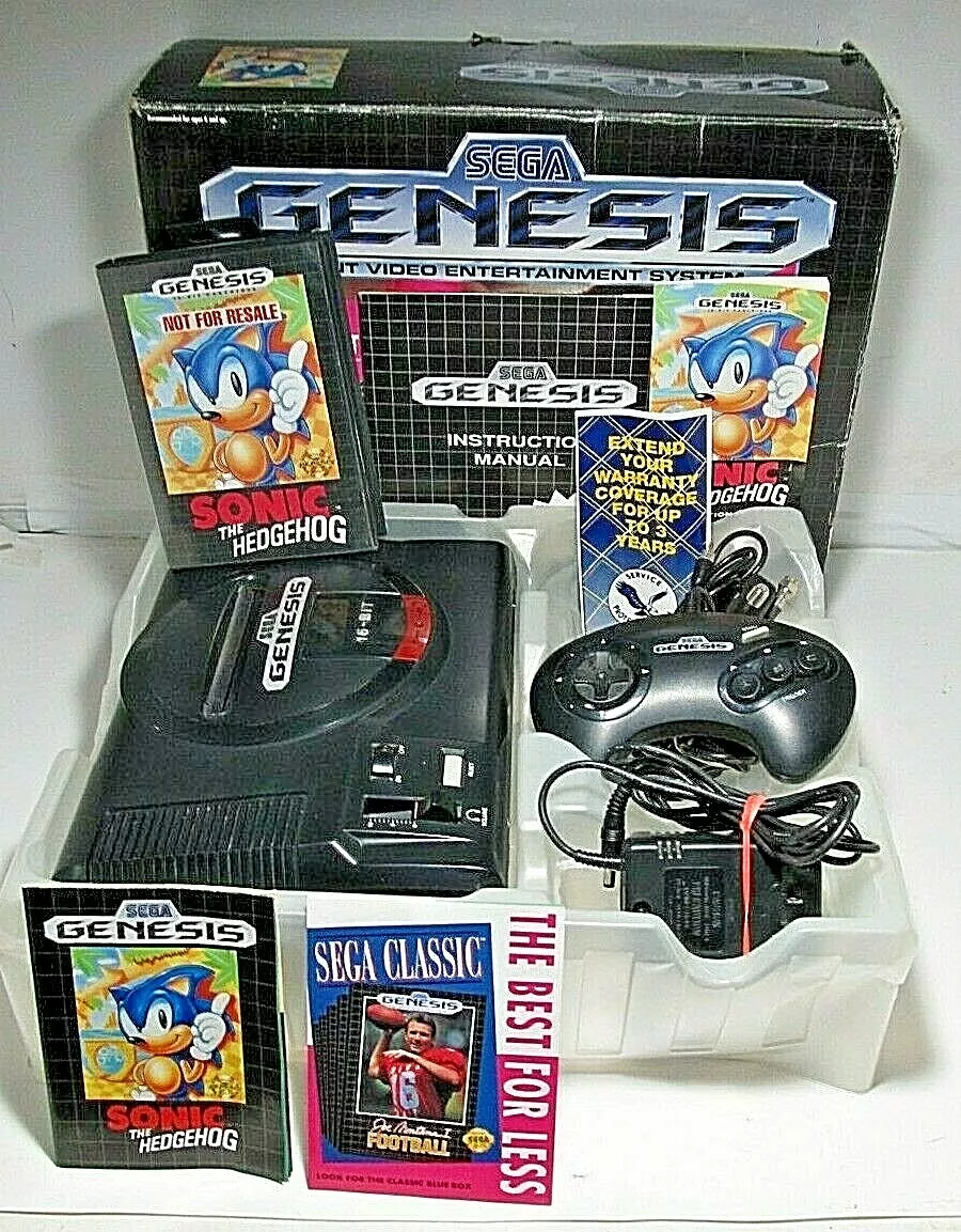 Sonic 2 Sega Genesis video game CIB nice condition