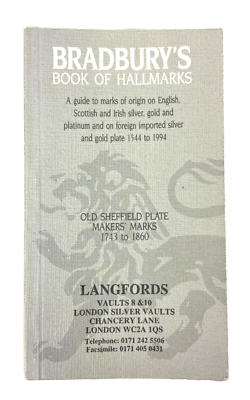 洋書 bradbury's book of hallmarks Bradbury's Book of Hallmarks (Paperbook,1993) 1544-1860 Gold
