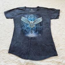 The Mountain Women Top Small Anne Stokes Collection Arctic Wiccan Owl Y2K 13374x