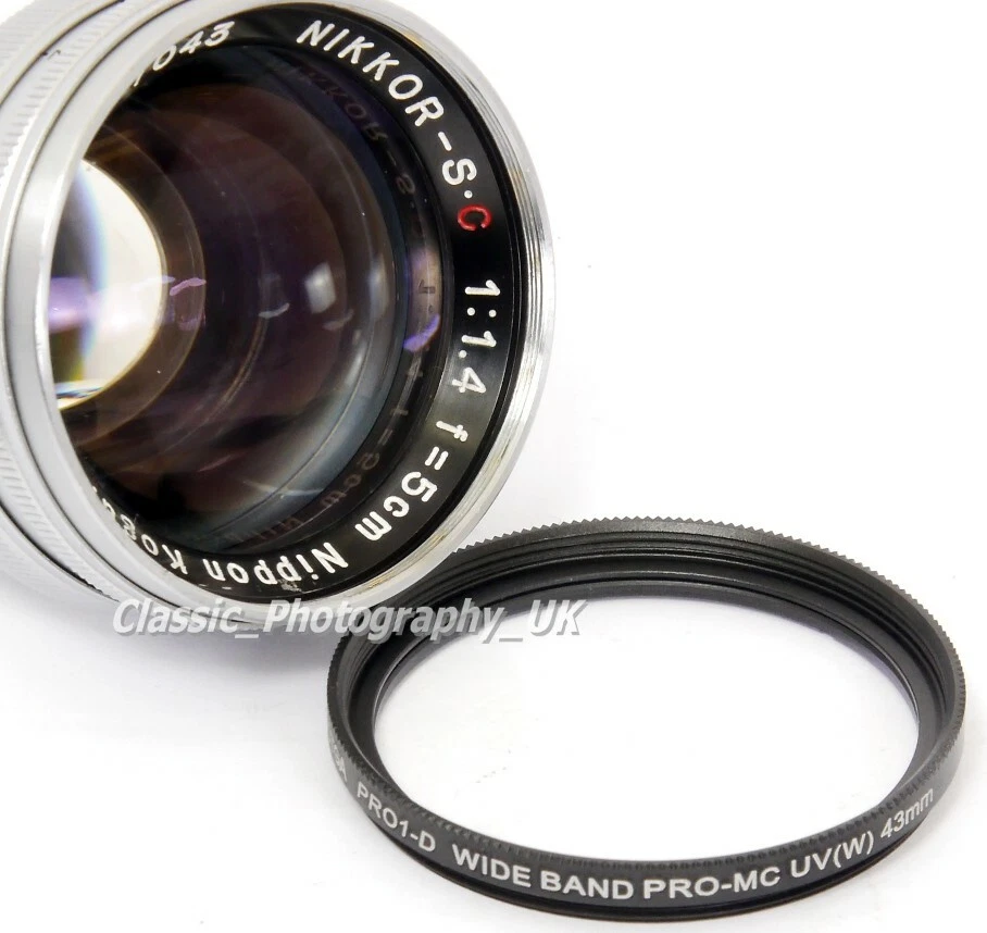 FOTGA 43mm Slim Wide Band UV Filter for E43 SUMMILUX ASPH NIKKOR-S.C 1.4/50mm - Image 4 of 4