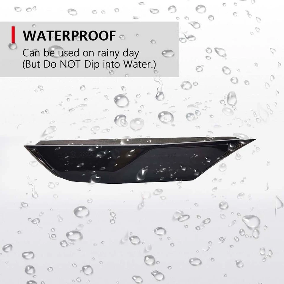 2Pc Smoked Lens Amber LED Side Marker Lights for 2008-2021 Nissan GT-R R35 Coupe Foto 4 de 4