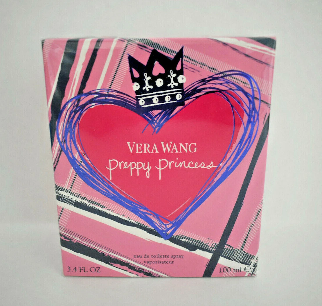 VERA WANG PREPPY PRINCESS Eau de Toilette 3.4oz 100ml Spray New in Sealed Box
