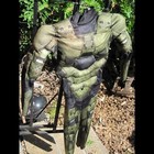Kids Halo Disguise Padded Muscle Chief Body Suit Costume Infinite Green NoHelmet — photo 3