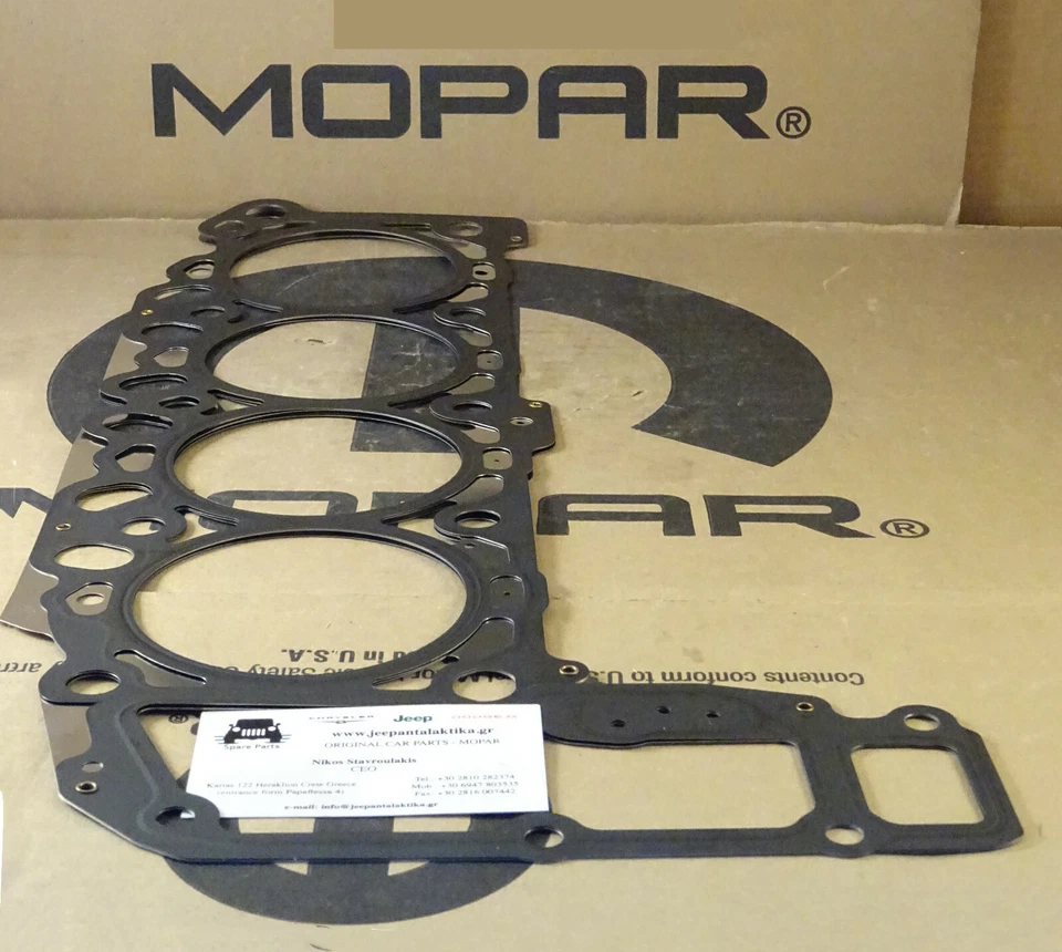 Junta de culata Jeep Grand Cherokee 99-09 4,7 L 53020673AD nueva genuina Mopar Foto 3 de 4
