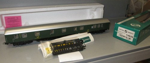 Sachsenmodelle H0 74635 Bahnpostwagen 4m-a/26, DBP, Post, Epoche III | Zustand: Gebraucht