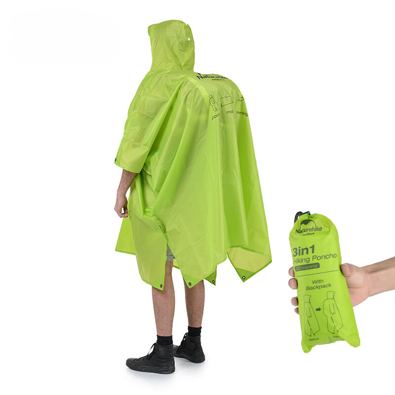 Poncho multifunción impermeable senderismo pesca montañismo chaqueta de lluvia portátil