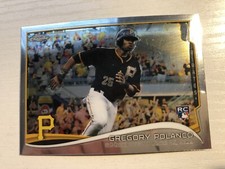 2014 Topps Update Mega Box Chrome Gregory Polanco Pirates RC MB48
