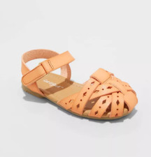 Cat & Jack Toddler Girls' Elysia Sandals Cognac Size 5