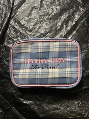 Dairy Boy x Too Faced Makeup Pouch Bag exclusive nyc Pop Up limited edition