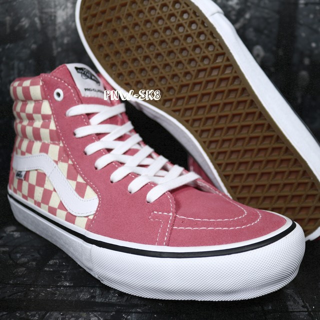 vans sk8 hi pro checkerboard