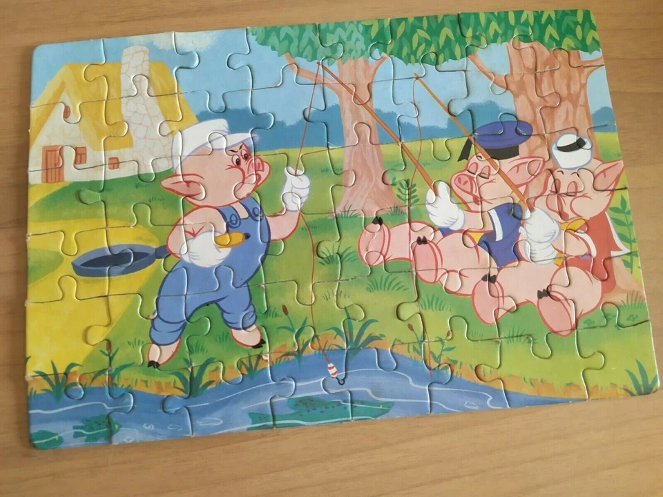 Schmidt Puzzle Disney Parade I Tre Porcellini 625 2905 Favola - Immagine 3 di 3