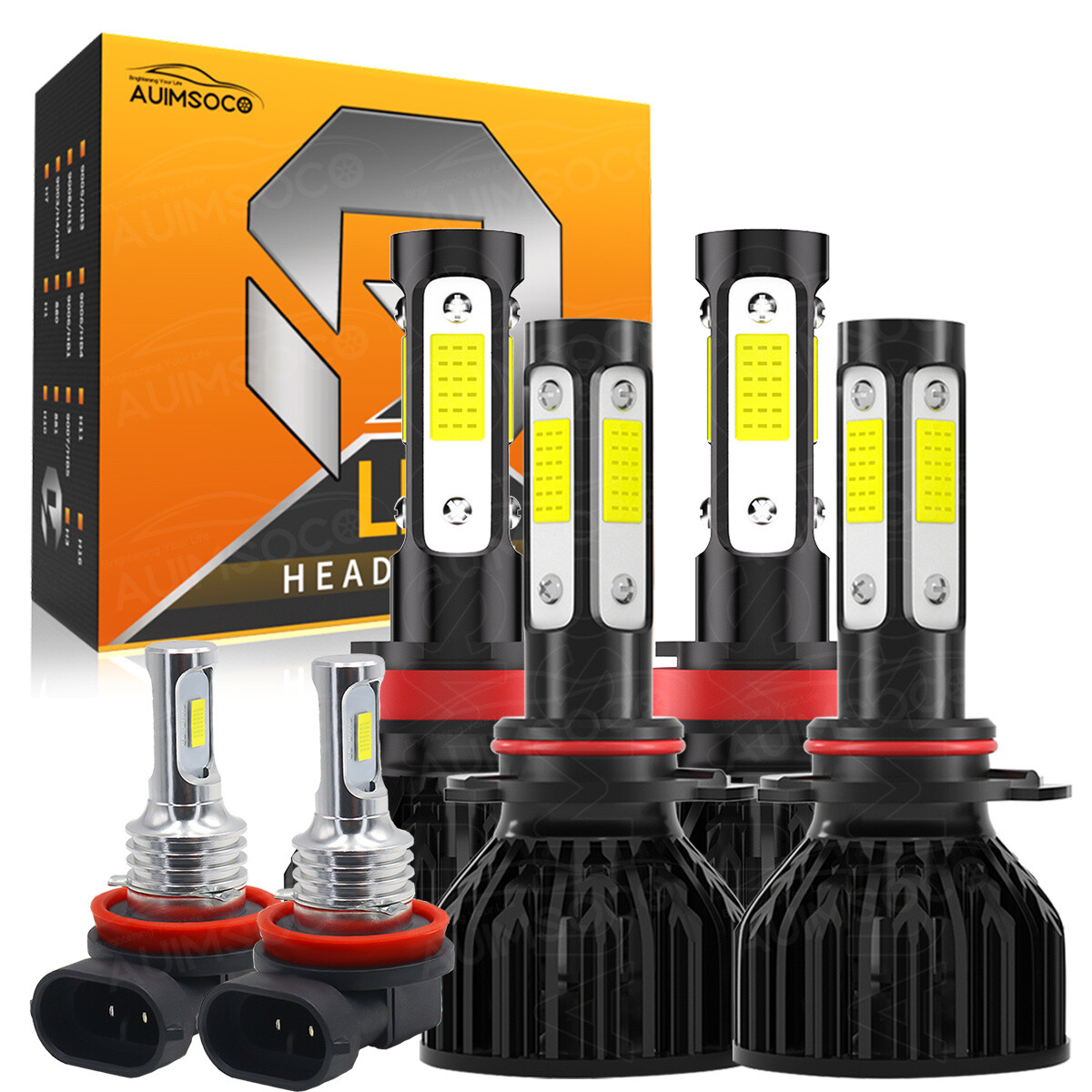 For Lexus ES350 2013-2021 9005 H11 H11 Led Headlights High Low Beam Fog Light 6x
