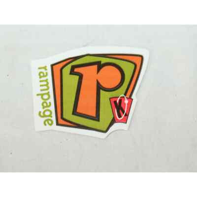 Kryptonics Rampage Vintage Inline Aggressive Rollerblade wheels Logo Sticker 
