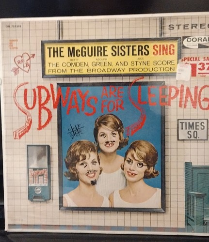 McGuire Sisters LP - Subways Are For Sleeping - Sealed, 1961. - Picture 5 of 5
