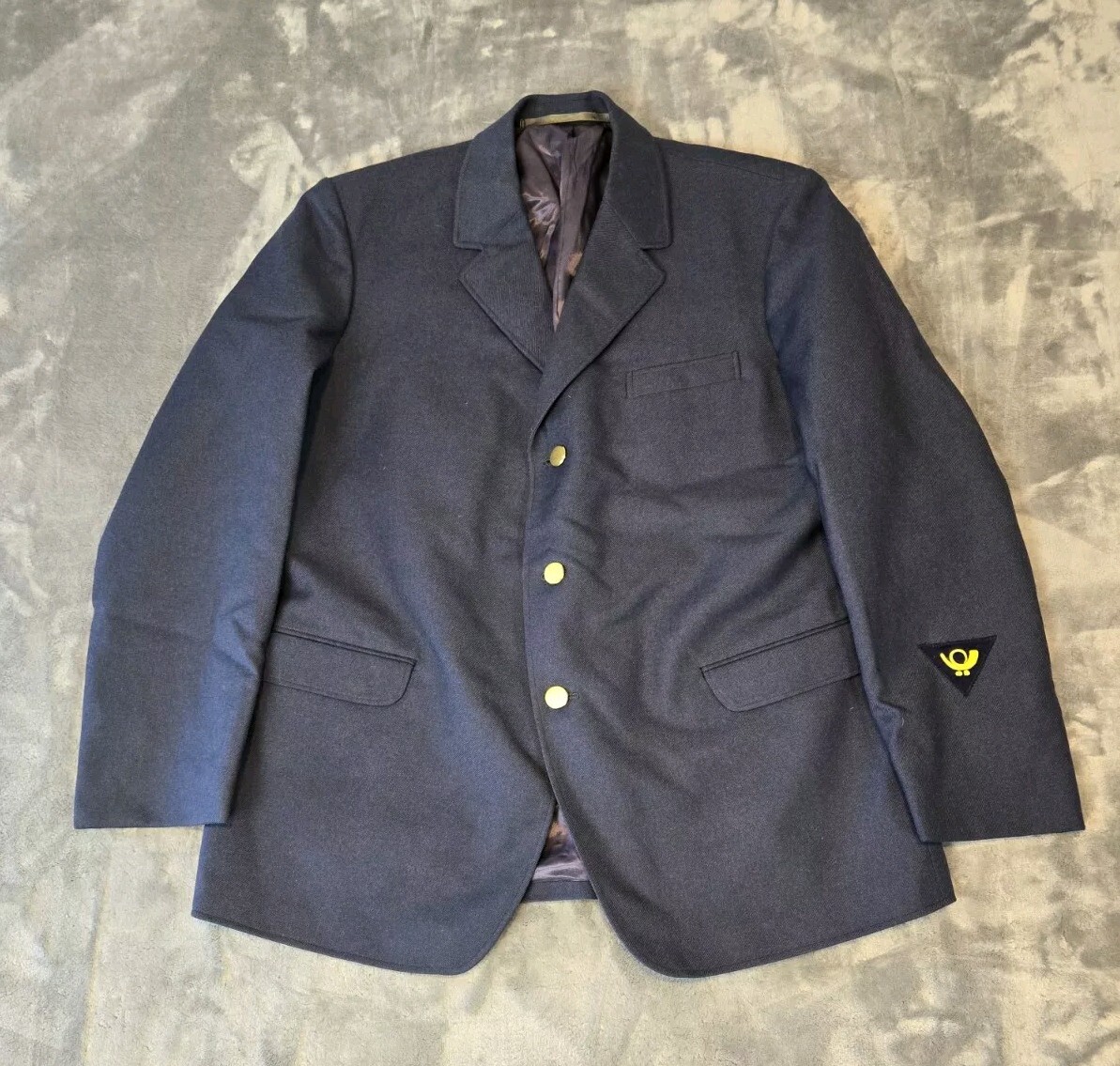 West German Post Office Postal Tunic Jacket Original Vintage 1970
