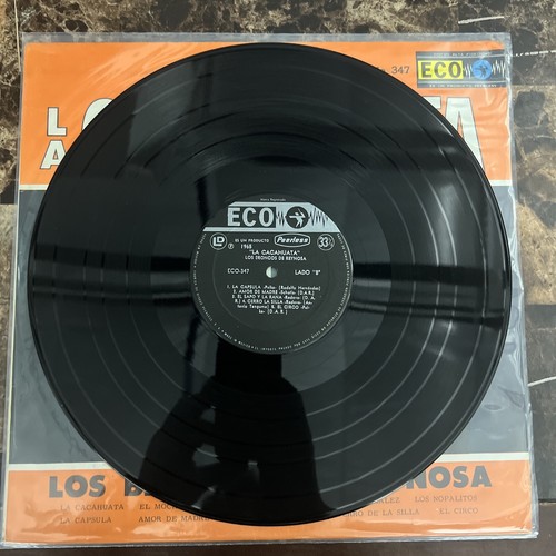 LOS BRONCOS DE REYNOSA - LA CACAHUATA - 1974 MEXICAN LP, NORTEÑO - Picture 3 of 4