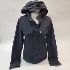 Vintage Levi Strauss Co Y2K Waterproof Jacket w/ Hidden Pockets Hood Size SM