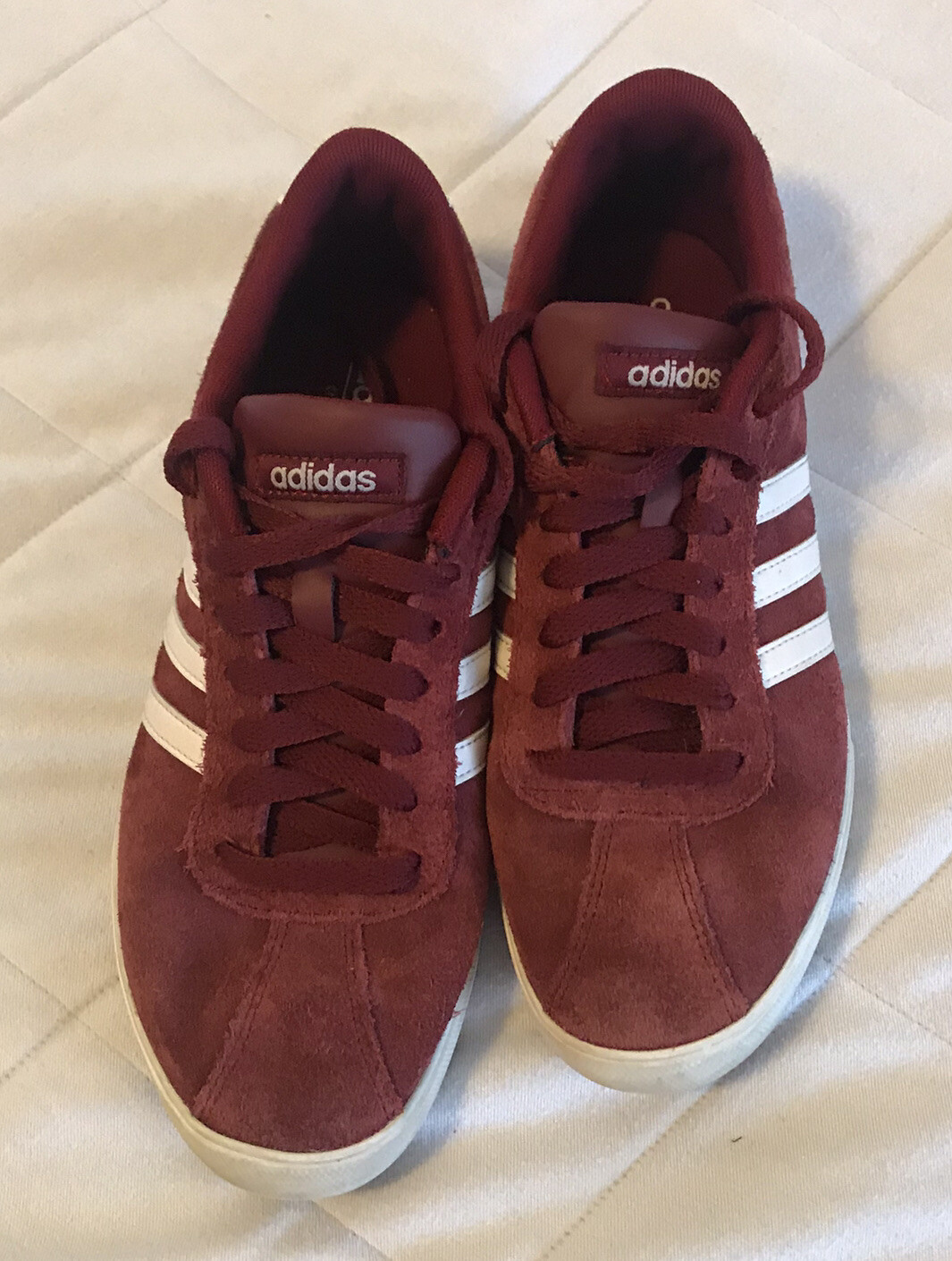 adidas courtset burgundy
