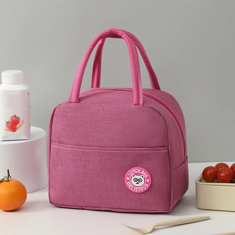 Bolsa de almoço portátil isolada EUA Bento Box bolsa térmica para crianças adultos homens mulheres - Imagem 2 de 4
