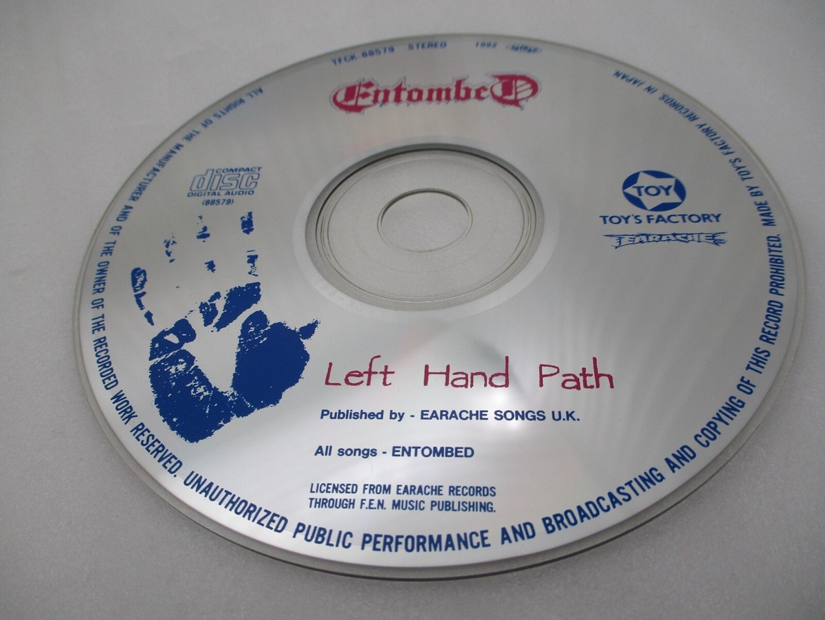 Entombed CD Left Hand Path w/ Liner Notes Japan import TFCK-88579