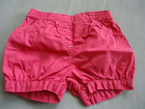 Coole Short Kurze Hose 100%Baumwolle Gr.74 Rot * Neu ohne Etikett**