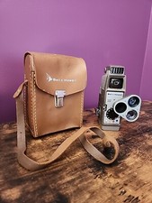 Vintage Bell Howell Model 333 Sun Dial Movie Camera w/ Original Case Read
