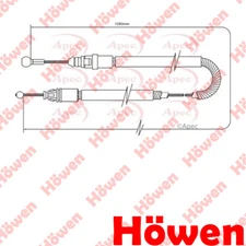 Fits Renault Trafic Vauxhall Vivaro Hand Brake Cable Rear Right Howen