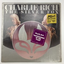 Charlie Rich The Silver Fox LP Record Album Vinyl Hype Sticker (Shrink)