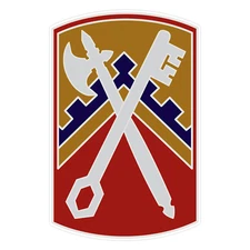 16th Sustainment Brigade Combat Service Identification Badge Bumper Sticker 5"