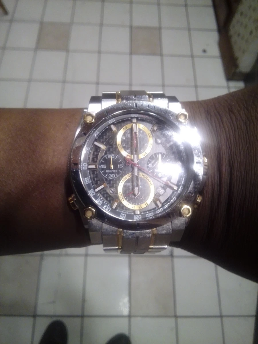 Bulova men's watch precisionist chronograph 2025 98b228