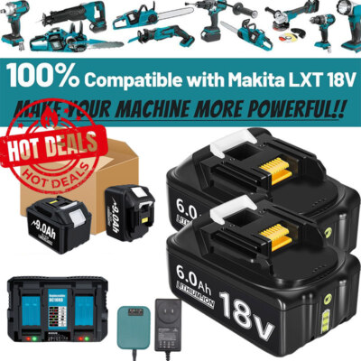 10X FÜR MAKITA Akku 18V 5.5Ah 6Ah 8Ah BL1860B BL1850B BL1840B BL1830B
