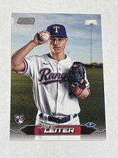 2024 Stadium Club Baseball #20 - Jack Leiter RC - Texas Rangers
