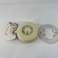 FireX FX 1218 Hardwired Smoke Alarm 120V w/ Mounting Plate Connecting Wire