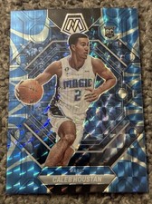 2022-23 Panini Mosaic - Rookies Caleb Houstan #246 Reactive Blue Mosaic Prizm RC