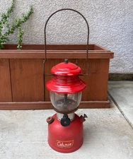 Red Coleman 200A Lantern Untested Parts or Repair 9 1956 Single Mantle 34B