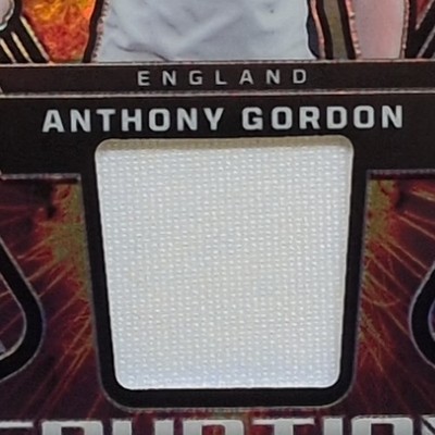 Panini Obsidian 2023-24 Eruption Anthony Gordon /199 England MEM