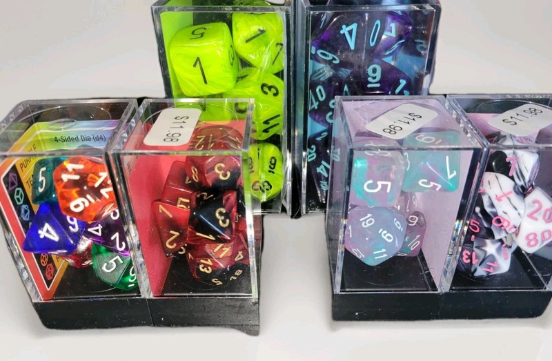 Chessex Dice Set Of 6. New.