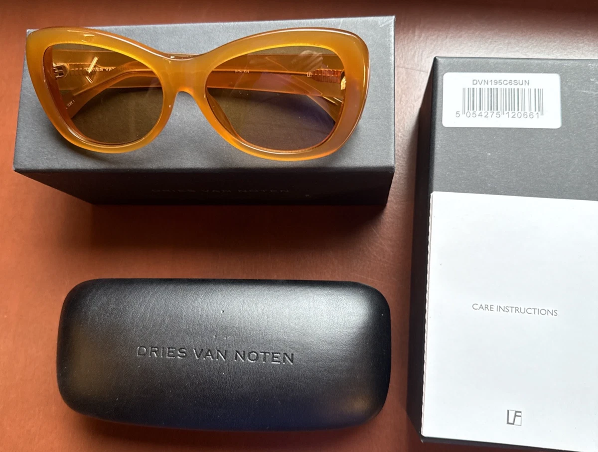 DRIES VAN NOTEN X Linda Farrow Gallery Black Cat 3 Eye Frame Sunglasses DVN/64/5 Women main image 3