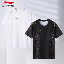Li Ning Men's Table Tennis Badminton T-shirt Sports Short Sleeve Tee 25-121304